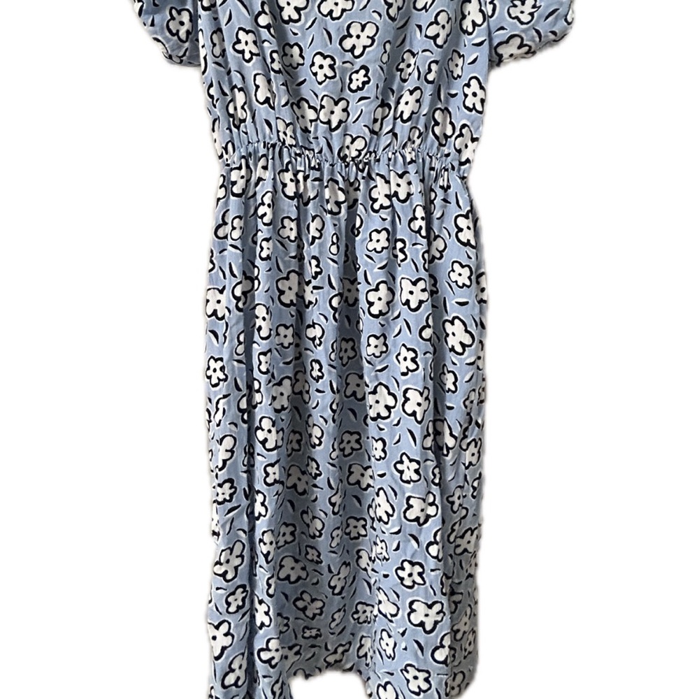 Merry Jenny Floral Blue Midi Dress